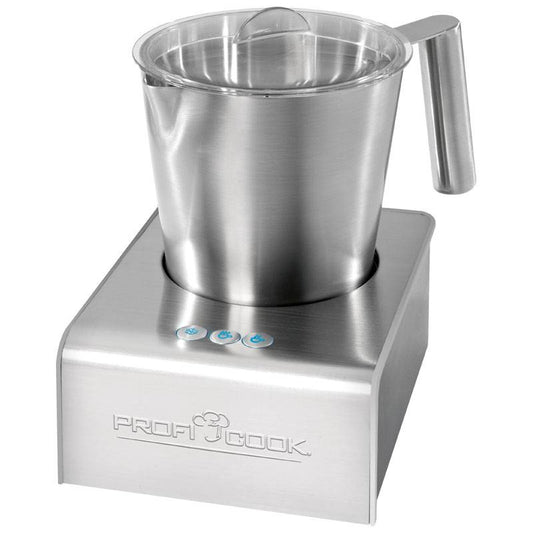 Espumador De Leche Automático, Acero Inoxidable, Calentamiento Integrado, Adecuado Chocolate Proficook Pc-ms1032, Plata_0