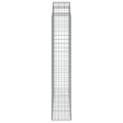 Cestas De Gaviones 14 Uds Forma De Arco Hierro 200x50x220/240cm_4