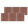 Cerca De Jardim Wpc Marrom 1045x186 Cm / Vetonek