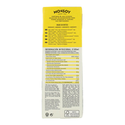 Pack de 6 Bebidas de Aveia Biológica Monsoy com Cálcio 1 L