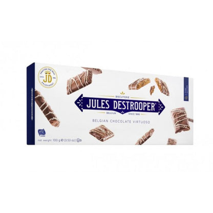 Bolachas de canela cobertas com chocolate belga. Jules Destrooper 100g