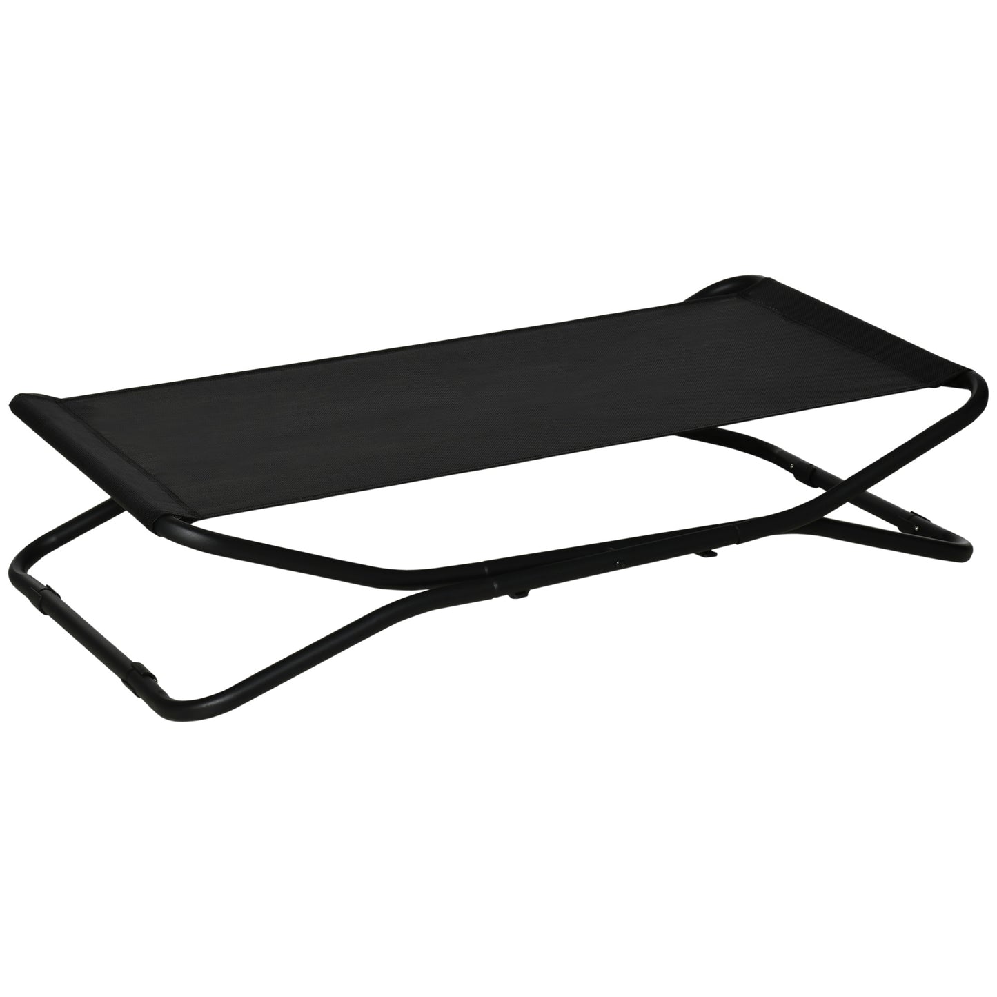 Pawhut Cama Elevada Para Perros Plegable Con Malla Transpirable 111x65,5x19cm_0