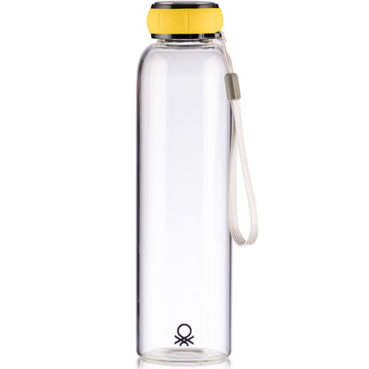 Botella Agua 550ml Borosilicato Amarillo Casa Benetton_0