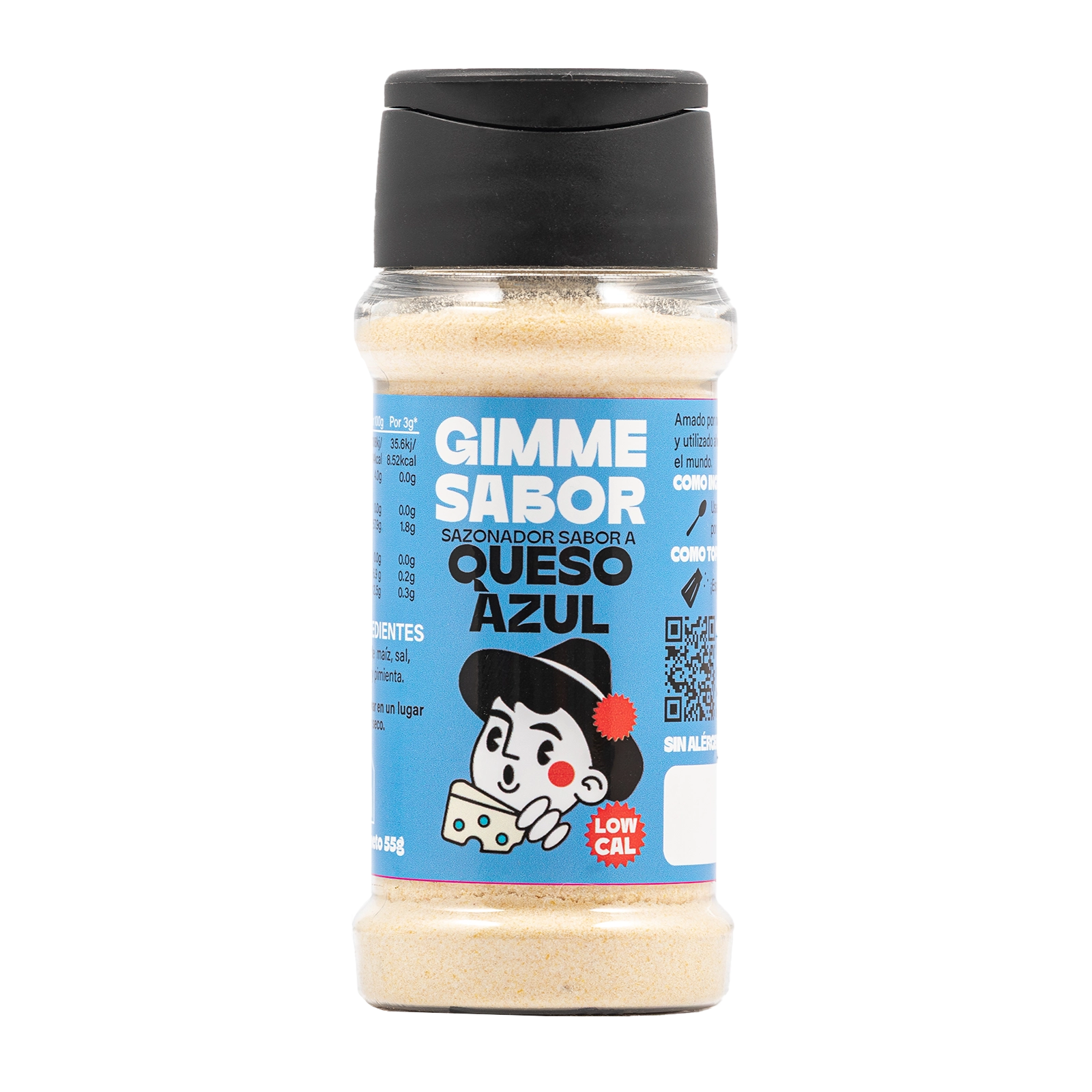 Sazonador vegetal sabor queso azul