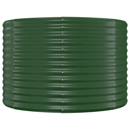 Jardinera Arriate Acero Galvanizado Verde 249x100x68 Cm_3