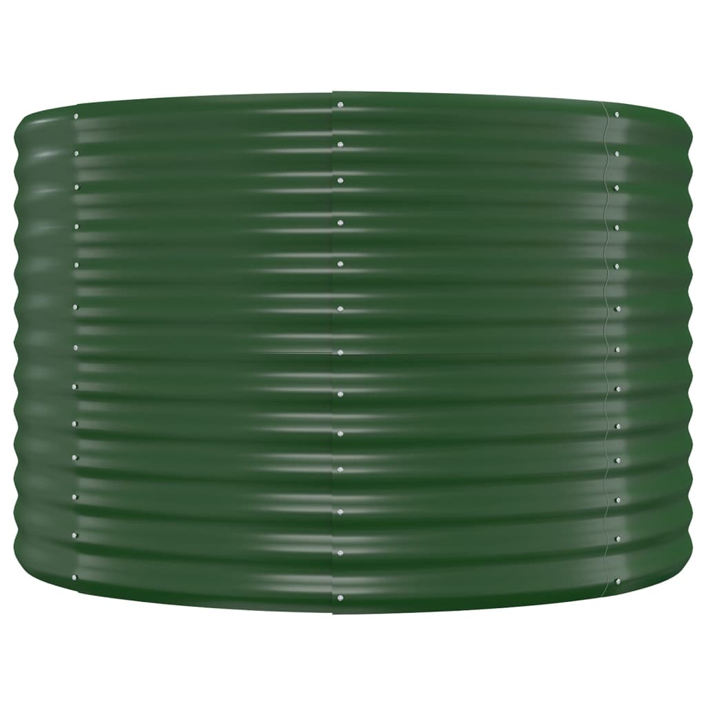 Jardinera Arriate Acero Galvanizado Verde 175x100x68 Cm_3