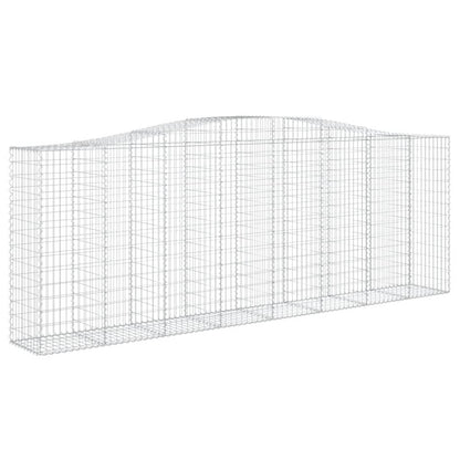Cestas Gaviones 9 Uds Forma De Arco Hierro 400x50x140/160 Cm_2