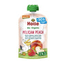 Smoothie Biológico de Pêssego, Morango, Maçã e Aveia (a partir dos 6 meses) PELICAN PEACH Holle 100g