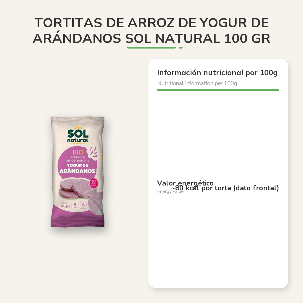 Información nutricional