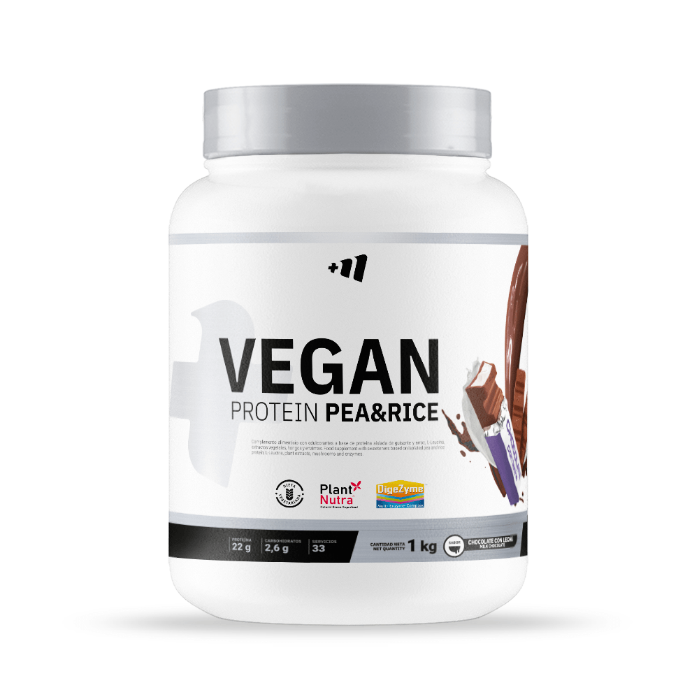 Vegan Protein Pea & Rice (guisante Y Arroz) - 1kg - Chocolate - Proteína Vegana - Masmusculo_0