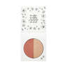Blush Duo 02 Costa Dorada, Acabamento Suave e Luminoso com Creme de Manteiga de Karité Orgânica, NaturaBio Cosmetics, 2 x 4 g
