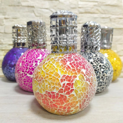 Lámpara Catalítica Mosaico Bicolor + Aroma Mountain Mint 200ml - Elimina Malos Olores, Impurezas Y Perfuma_4
