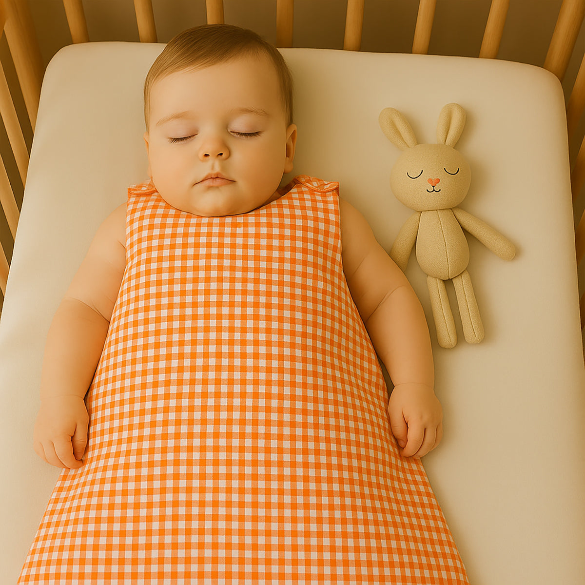 Saco De Dormir De Verano De Algodón Orgánico Vichy_4