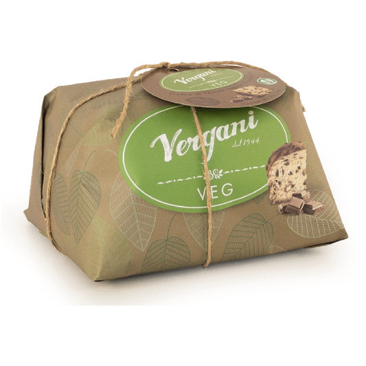 Panetone vegan com pepitas de chocolate negro Vergani 750 g