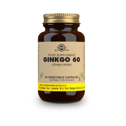 Ginkgo 60, 60 cápsulas vegetais