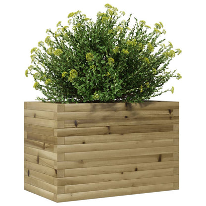 Jardinera De Madera De Pino Impregnada 70x40x45,5 Cm_3