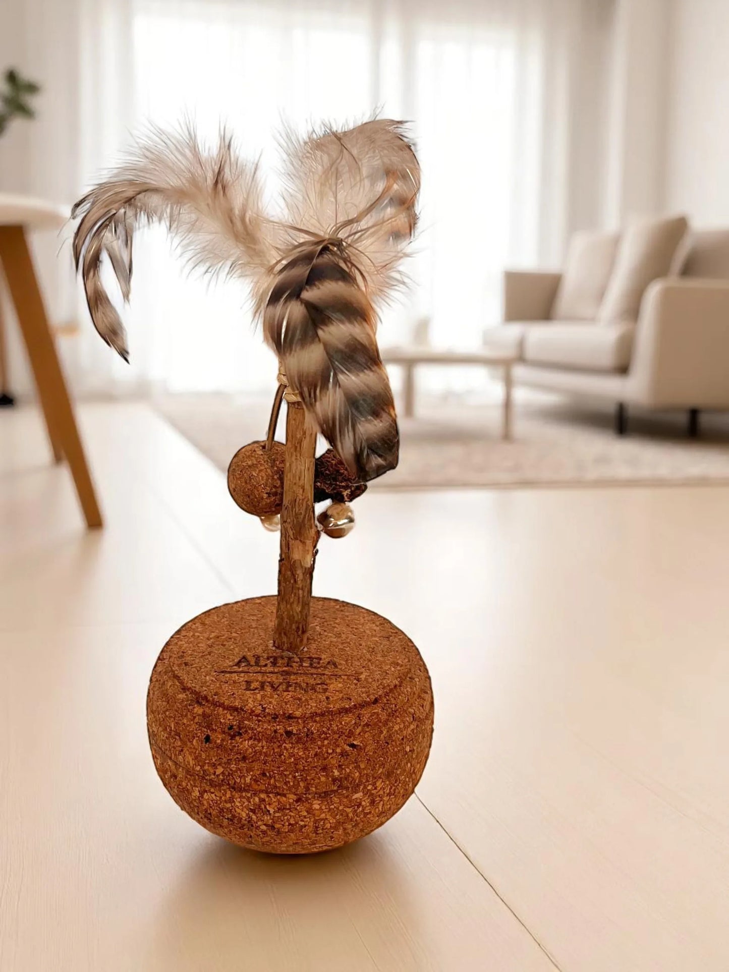 Juguete Para Gatos Vela, Corcho Natural_3