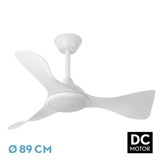 Ventilador Dc Caiman 36w 3600lm Blanco 89d 3asp 6v 3000-4500-6500k Remoto+reg.int+memo+temp_0