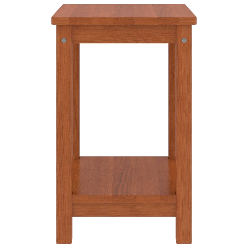 Vidaxl Mesita De Noche Madera Maciza De Mango Marrón Miel 40x30x50 Cm_2