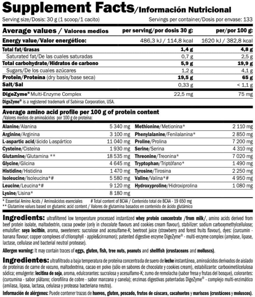 100% Predator Protein - 4kg - Fresa - Proteina De Suero Whey - Amix Nutrition_5