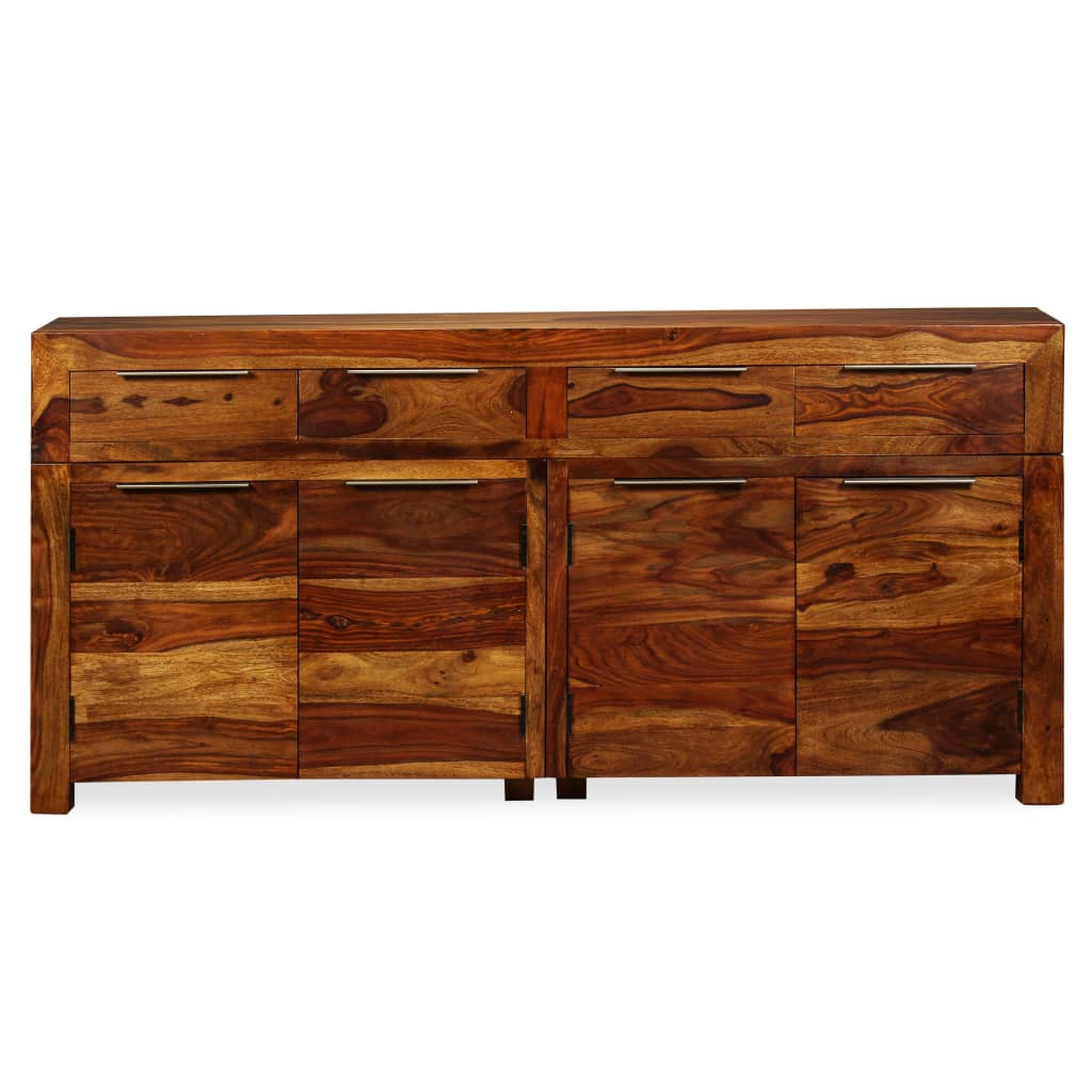 Aparador De Madera Maciza De Sheesham 160x35x75 Cm_1