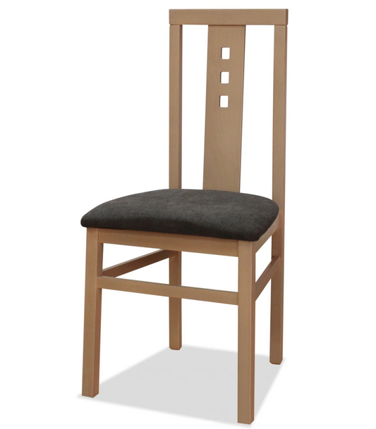Pack De 2 Sillas Modelo Aneto Acabado Cambrian, Tapizado Gris, 97cm(alto) 45cm(ancho) 46cm(largo)_0