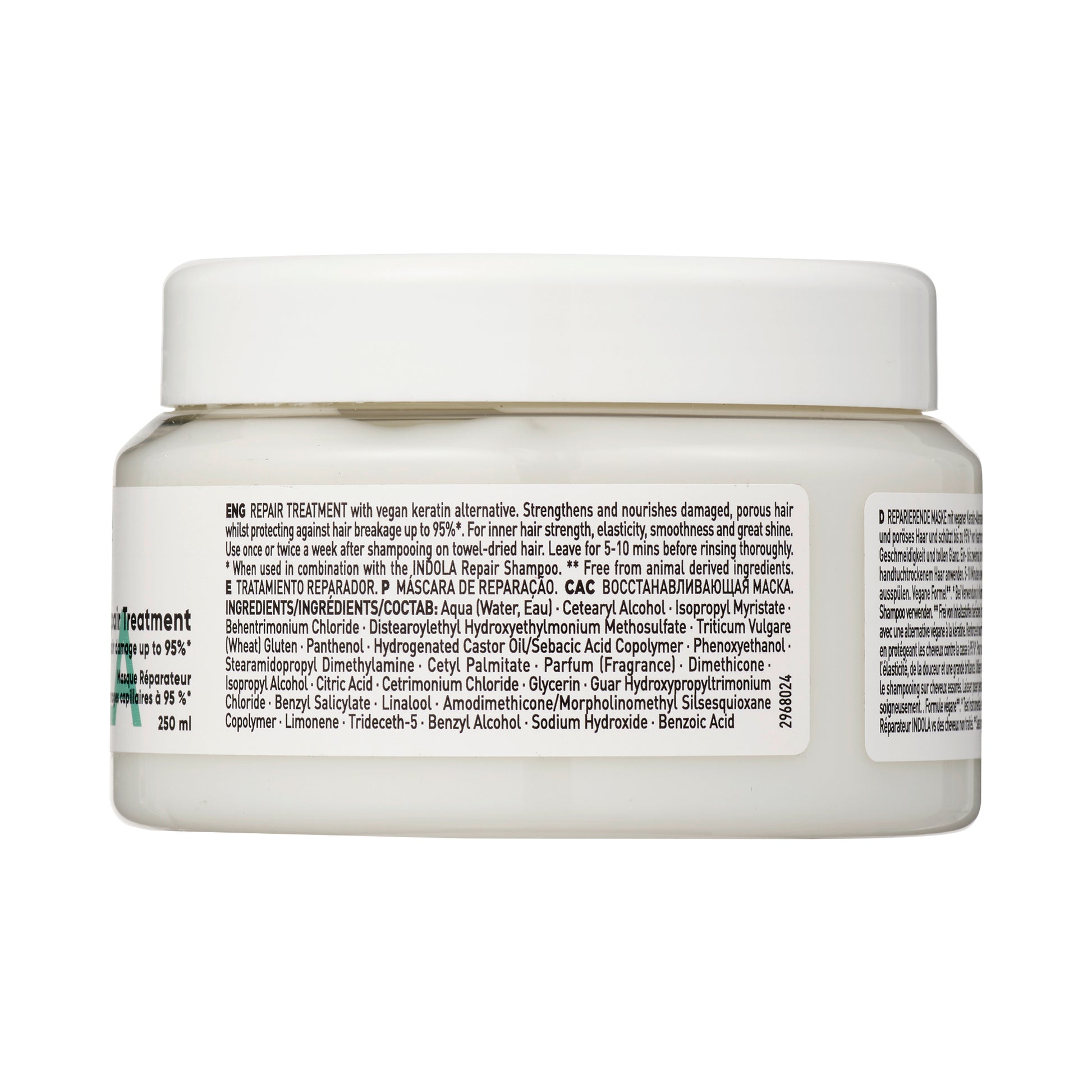 Indola Tratamiento Reparador Profesional Para Cabello Dañado 200ml – Reduce La Rotura Hasta Un 95%_3