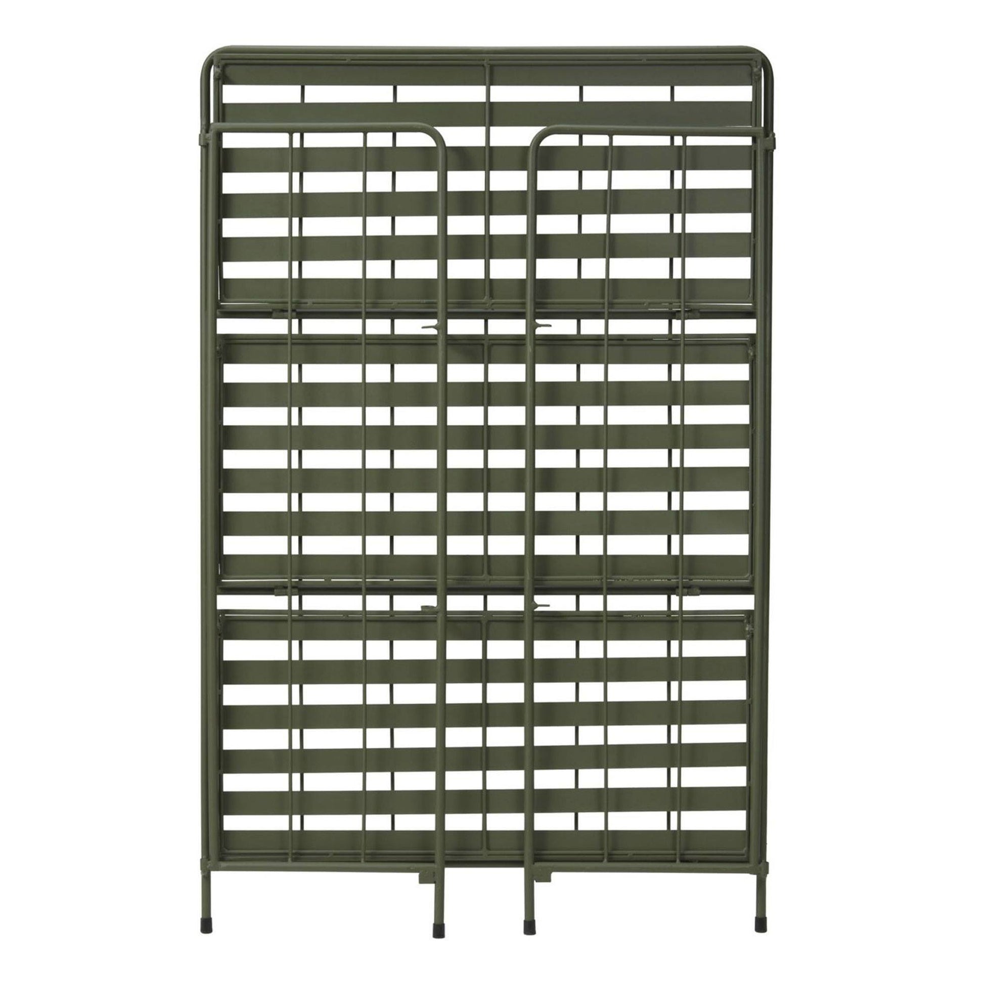 Well Home - Jardinera 3 Niveles Metal Verde Diseño Plegable H.90cm._2