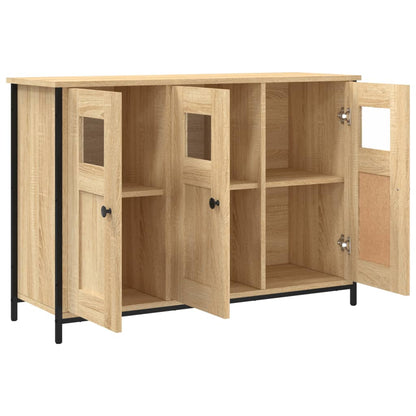 Aparador De Madera De Ingeniería Roble Sonoma 100x35x70 Cm / Vetonek_0
