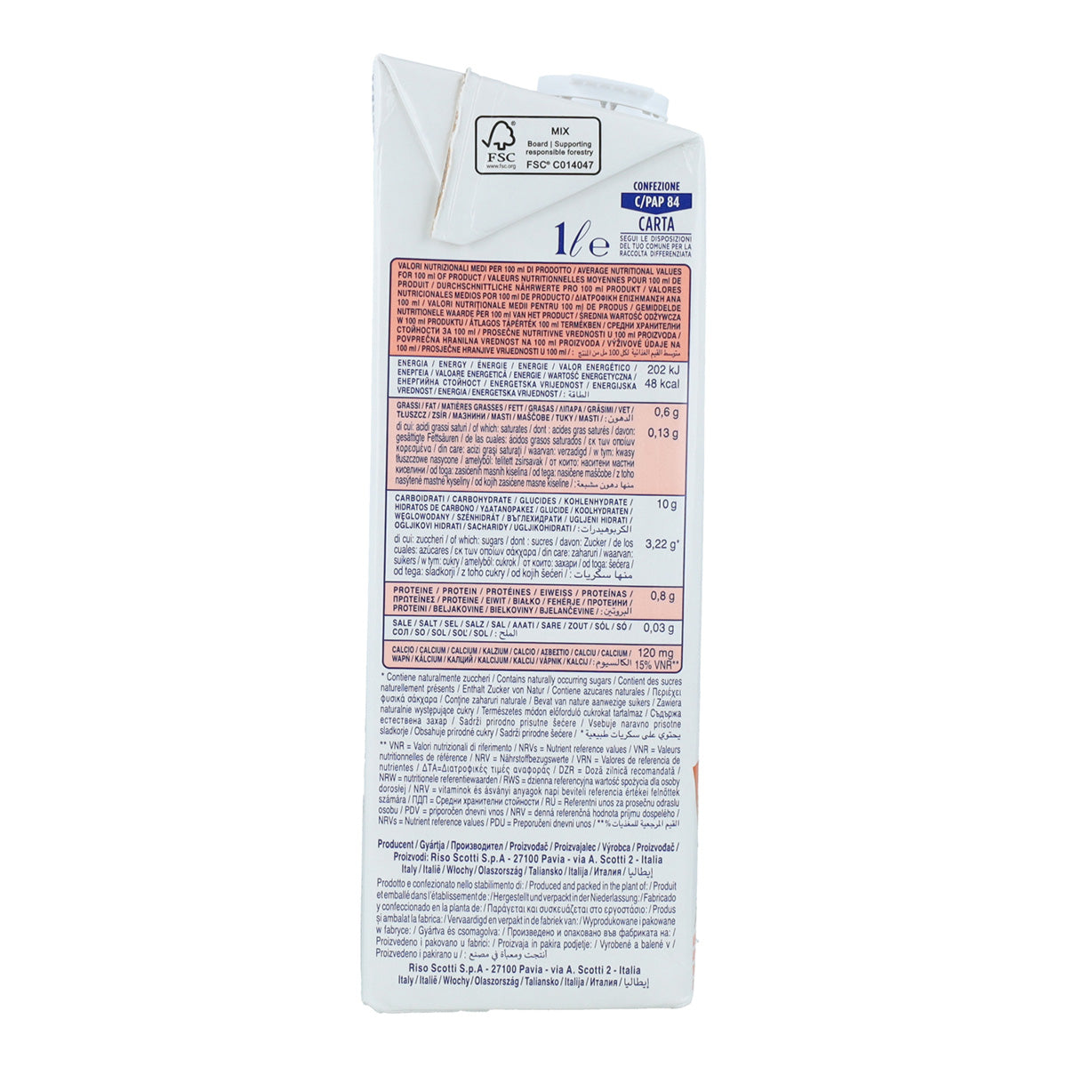Bebida de Aveia com Cálcio Scotti 1 L