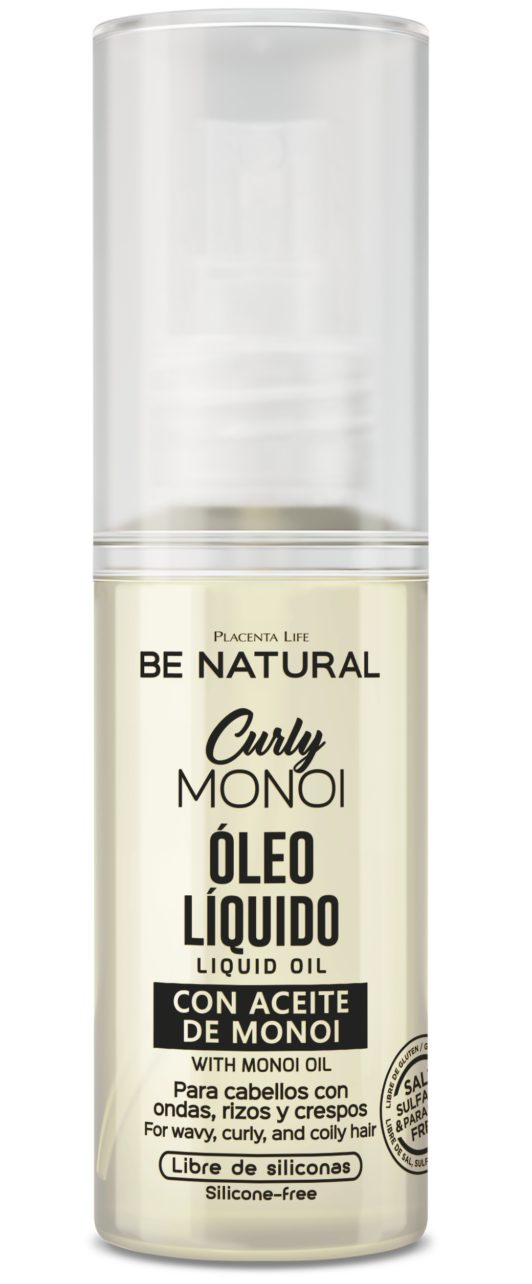 Placenta Life Be Natural Curly Monoi Óleo Liquido Caja 50ml_0