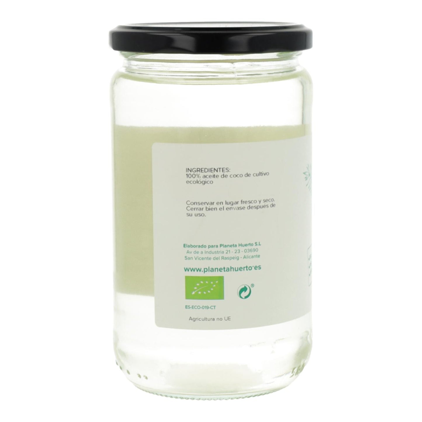Pack 6x Óleo de Coco Desodorizado ECO Planeta Huerto 500 ml