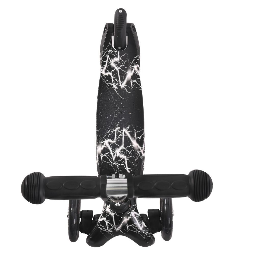Patinete Infantil Con Luces En Las Ruedas Mini Black Flash_3
