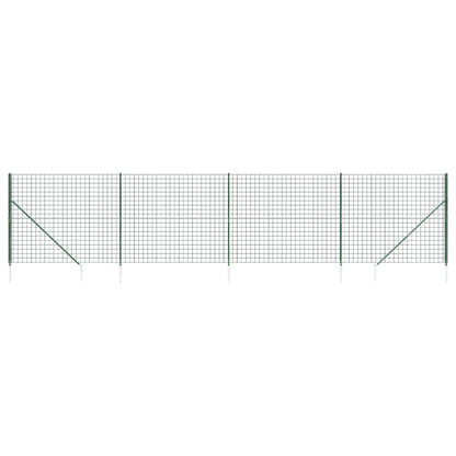 Cerca De Alambre Con Pinchos De Anclaje Verde 1,6x10 M / Vetonek_0