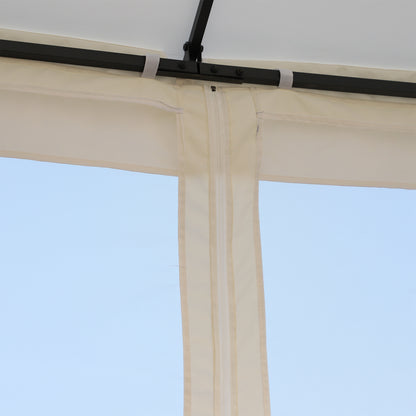 Outsunny Carpas Para Exterior Grandes Con Mosquitera Fácil De Drenar Poliéster_4