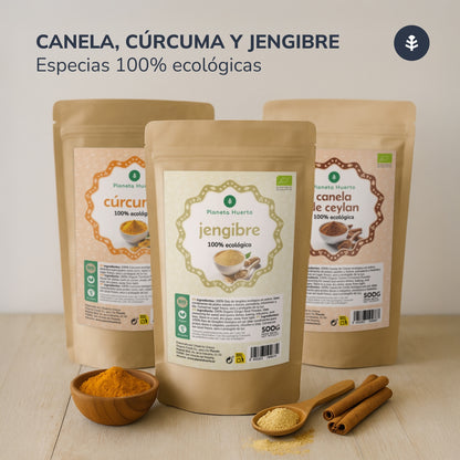 Canela em pó do Ceilão ECO Planeta Huerto 500 g