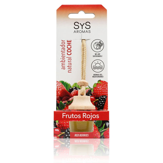 Ambientador Coche Frutos Rojos SYS Aromas Style 7 ml | Aroma Afrutado y Dulce | Jugoso y Vibrante_0