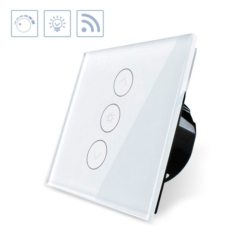Interruptor Táctil Con Regulador Dimmer Wifi-voz, Blanco_0