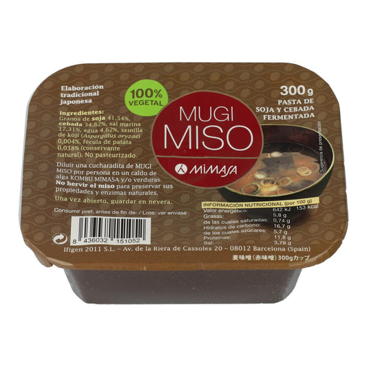 Mugi miso Mimasa não pasteurizado 300 g