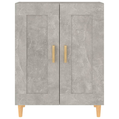 Aparador De Madera Contrachapada Gris Hormigón 69,5x34x90 Cm / Vetonek_2