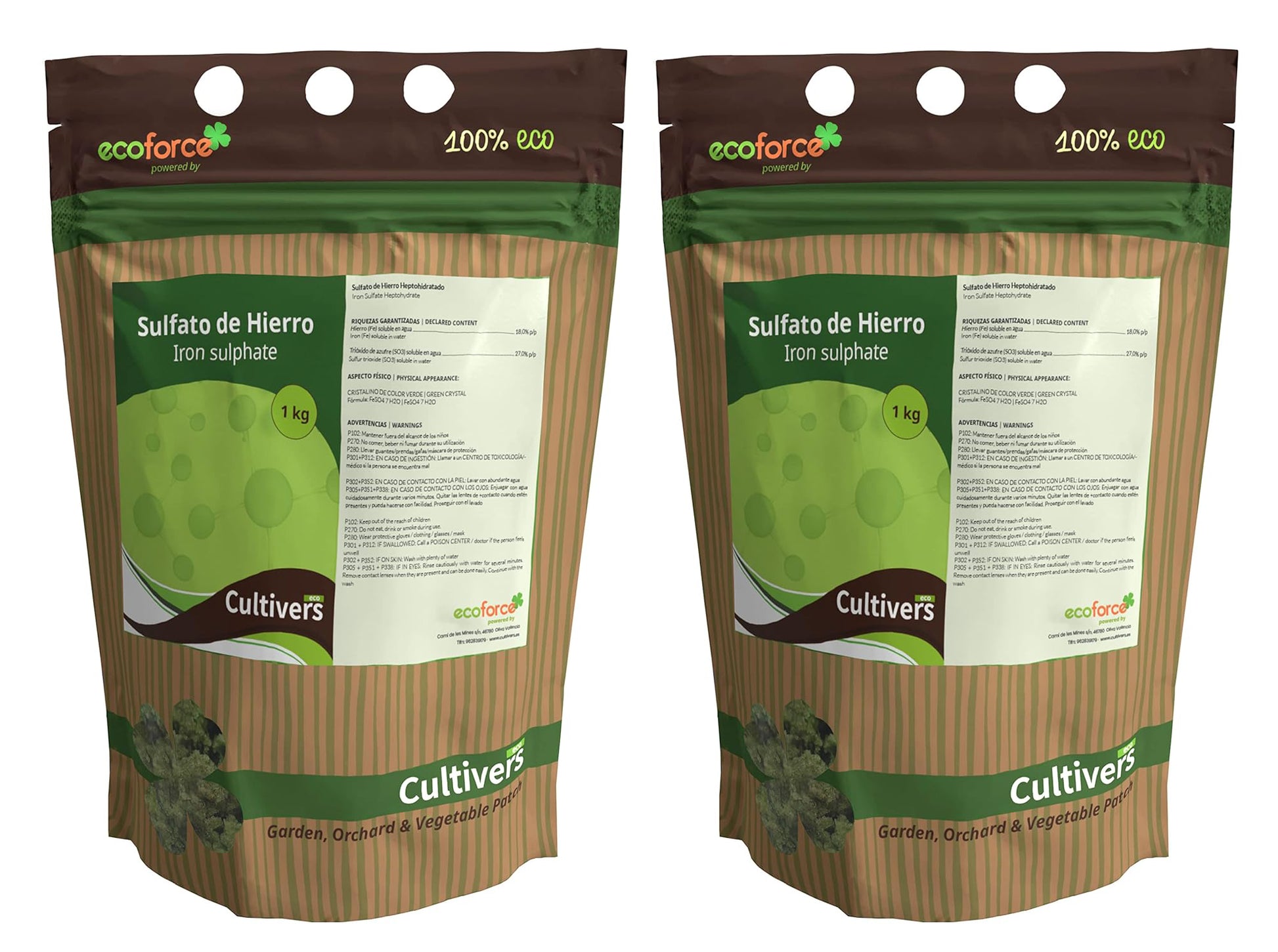 Sulfato De Hierro Cultivers 1 Kg_1