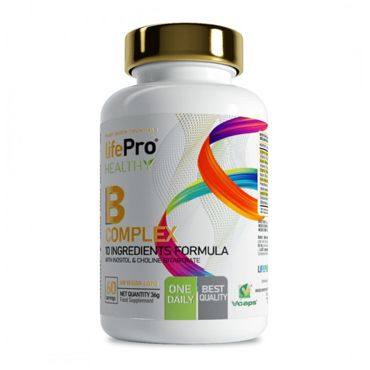 B Complex - 60 Cápsulas Veganas - Vitamina B - Lifepro_0