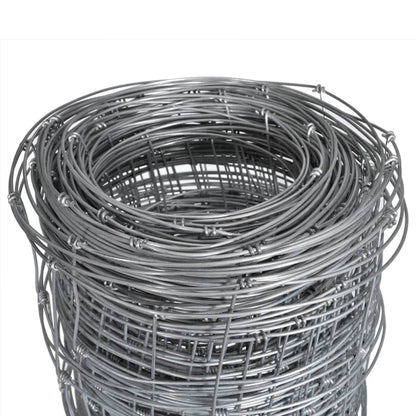 Valla De Jardín De Acero Galvanizado Plateado 50x0,8 M / Vetonek_2