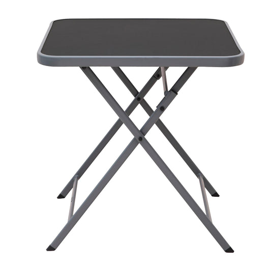 Mesa Plegable Cuadrada Emili Gris Oscuro 60x60x72cm 7house_0