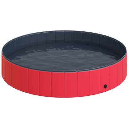 Pawhut Piscina Plegable Para Perros Gatos Bañera Portátil Antideslizante_1