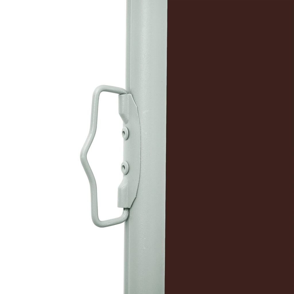 Vidaxl Toldo Lateral Retráctil De Jardín Marrón 160x600 Cm_3