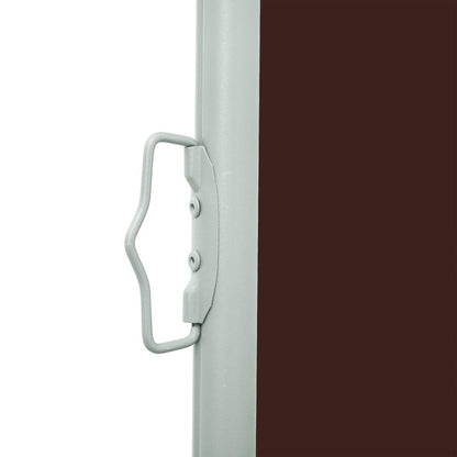 Vidaxl Toldo Lateral Retráctil De Jardín Marrón 160x600 Cm_3