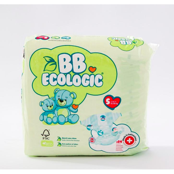 Fraldas Ecológicas BBECOLOGIC Tamanho 5 Criança 24 unidades