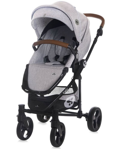 Carrito De Bebé Trio Con Capazo Duro Crysta Hasta 22 Kg Opaline Grey_2