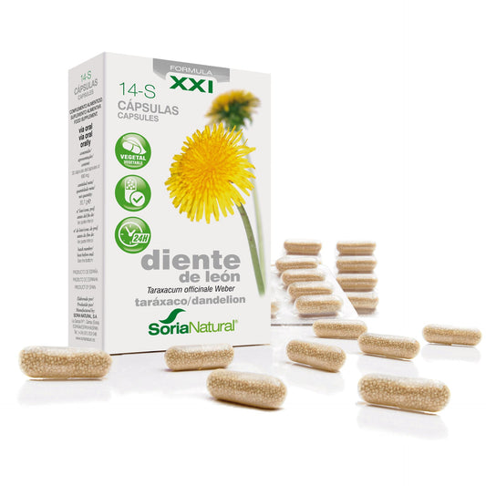 14-S Dente-de-leão XXI · Soria Natural · 30 comprimidos